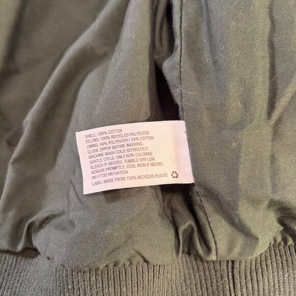 Wild Fable Women's Olive Quilted Bomber Jacket, size Medium - Picture 5 of 7